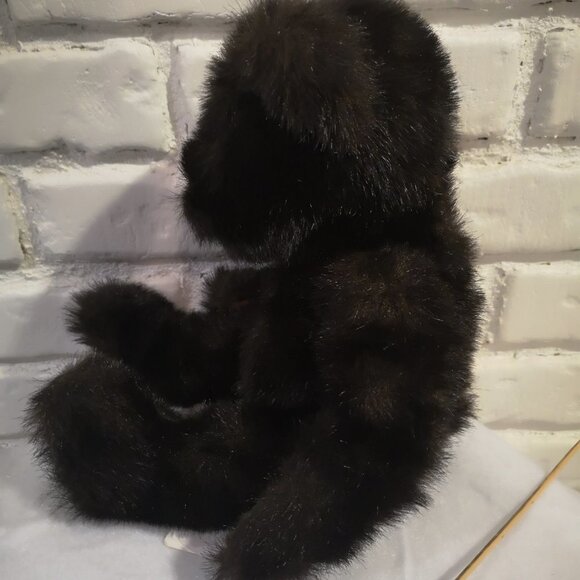 Russ 16" Midnight Dark Brown Very Soft Stuffed Bear - Picture 2 of 5